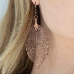 Leafy Legacy Copper Earrings